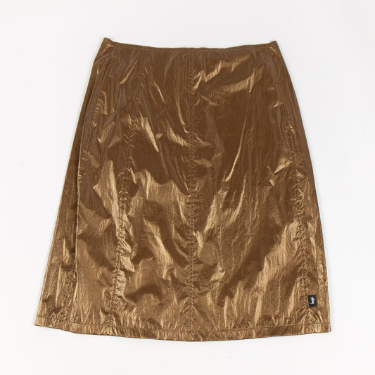 Stussy Shiny Panel Skirt Bronze 1