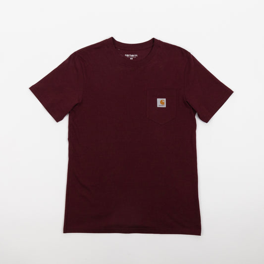 S/S Pocket T-Shirt Wine 001